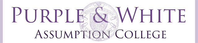 Assumption College Purple And White